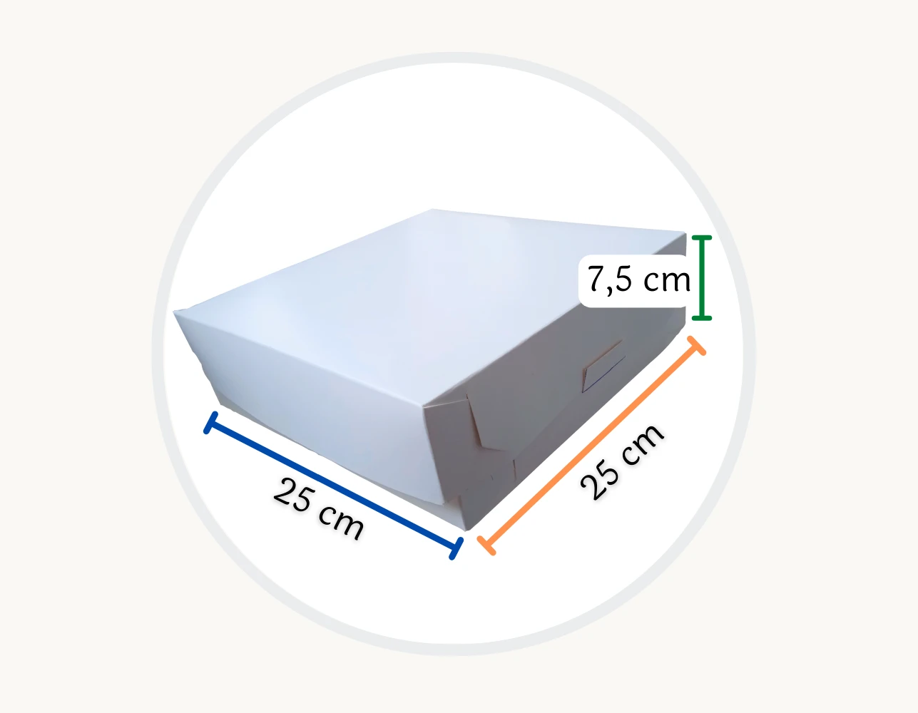 Mega Big Box (25 x 25 x 7.5 cm) - Cajas y empaques en Quito Ecuador