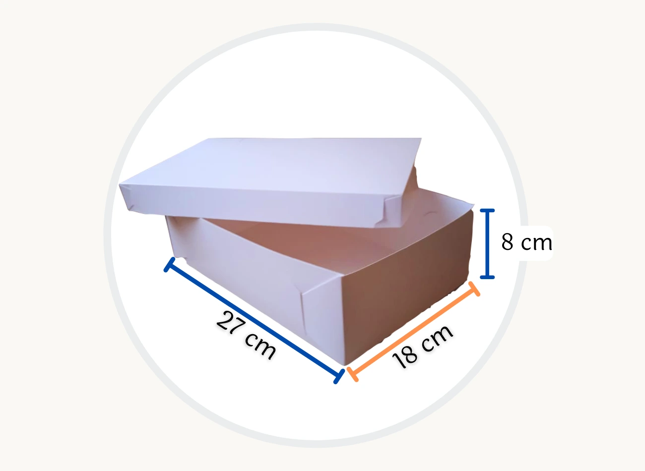 Caja de 6 Cupcakes sin Ventana (27 x 18 x 8 cm) - Cajas y empaques en Quito Ecuador
