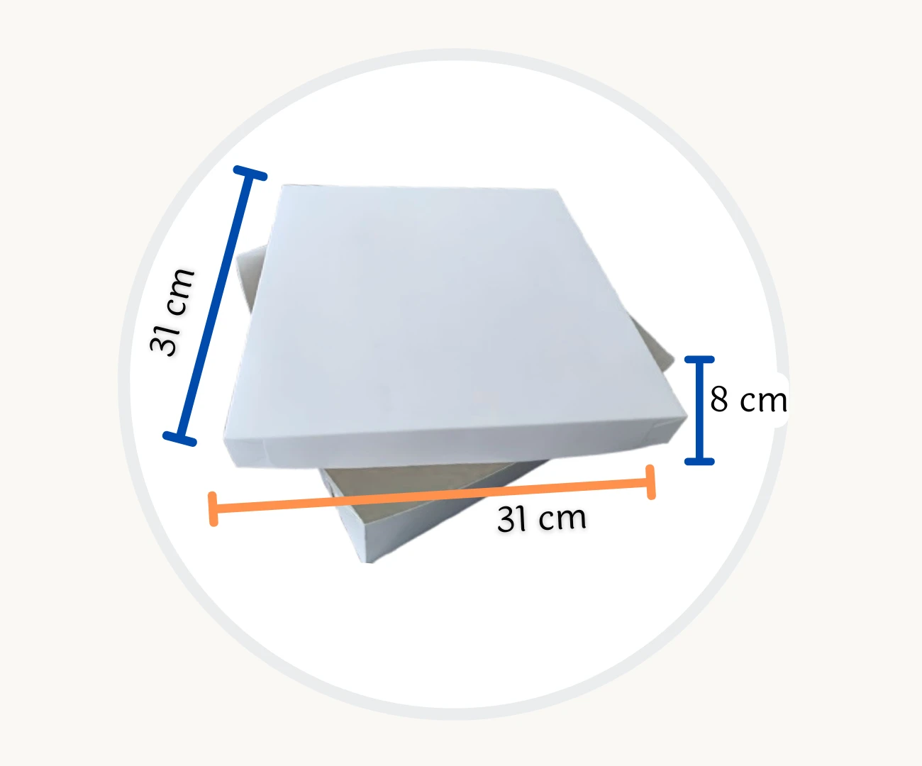 Gigante Big Box (25 u) (31 x 31 x 8 cm) - Cajas y empaques en Quito Ecuador