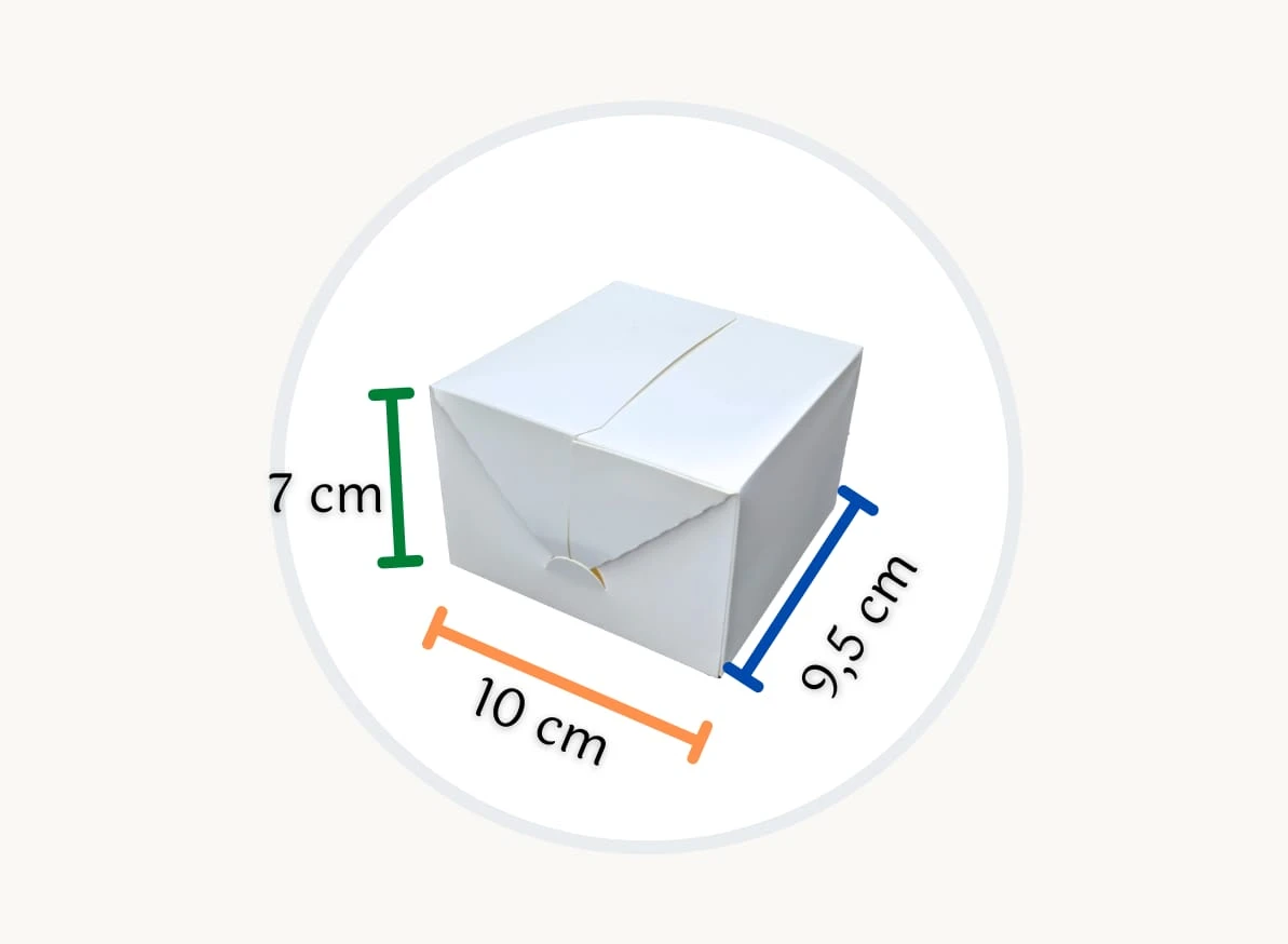 Mini Caja Cuadrada (10 x 9.5 x 7 cm) - Cajas y empaques en Quito Ecuador